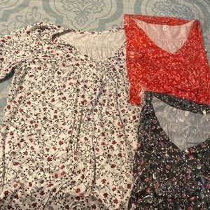 Floral tops